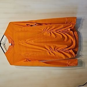 Athleta Medium Tall Orange Pacifica Contoured Top